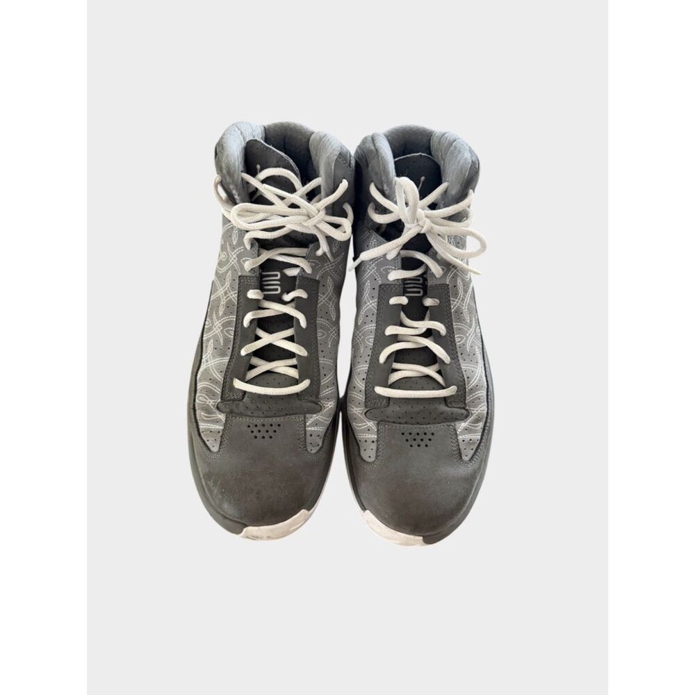 Nike Air Jordan 2009 Icons Sz 13 Gray White Sneakers Shoes 393852-010
